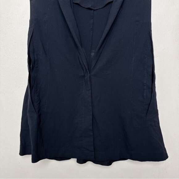 Maison Martin Margiela EUR 38 Shawl Collar Lagenlook Black Vest - Picture 8 of 14